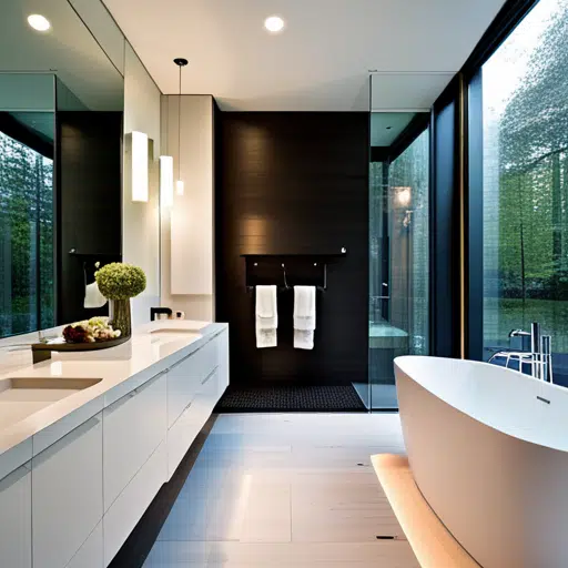 Lake-View-Prefab-Cottage-Design-Beautiful-Bathroom
