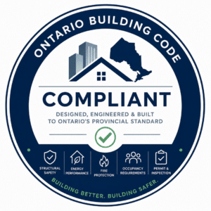 Ontario Building Code compliant prefab home builder — My Own Cottage homes meet provincial construction and safety standards