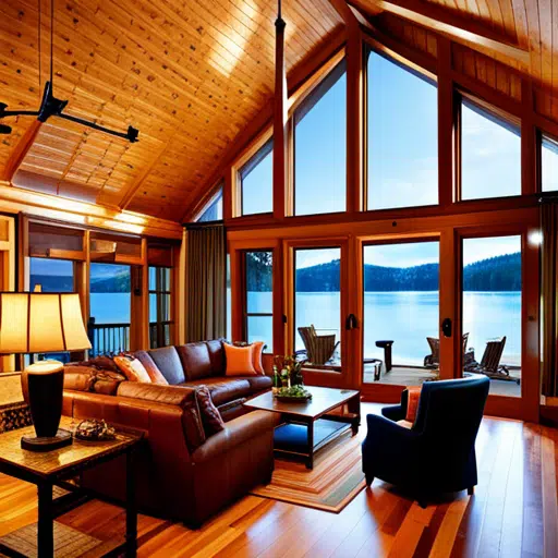 prefab-cabins-for-sale-ontario-Beautiful-Luxury-Lakeside-Prefab-Cabin-Interior-Unique-Designs-Ontario-Example