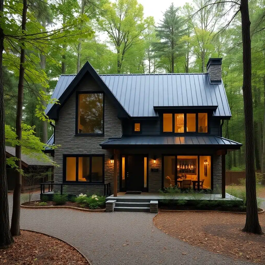 small-prefab-cottages-ontario-Beautiful-Modern-small-prefab-Cottage-Home-Sleek-Exterior-Unique-Design-in-Ontario-Canada