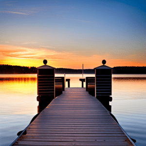 A-lakeside-dock-in-Cottage-Country-Ontario