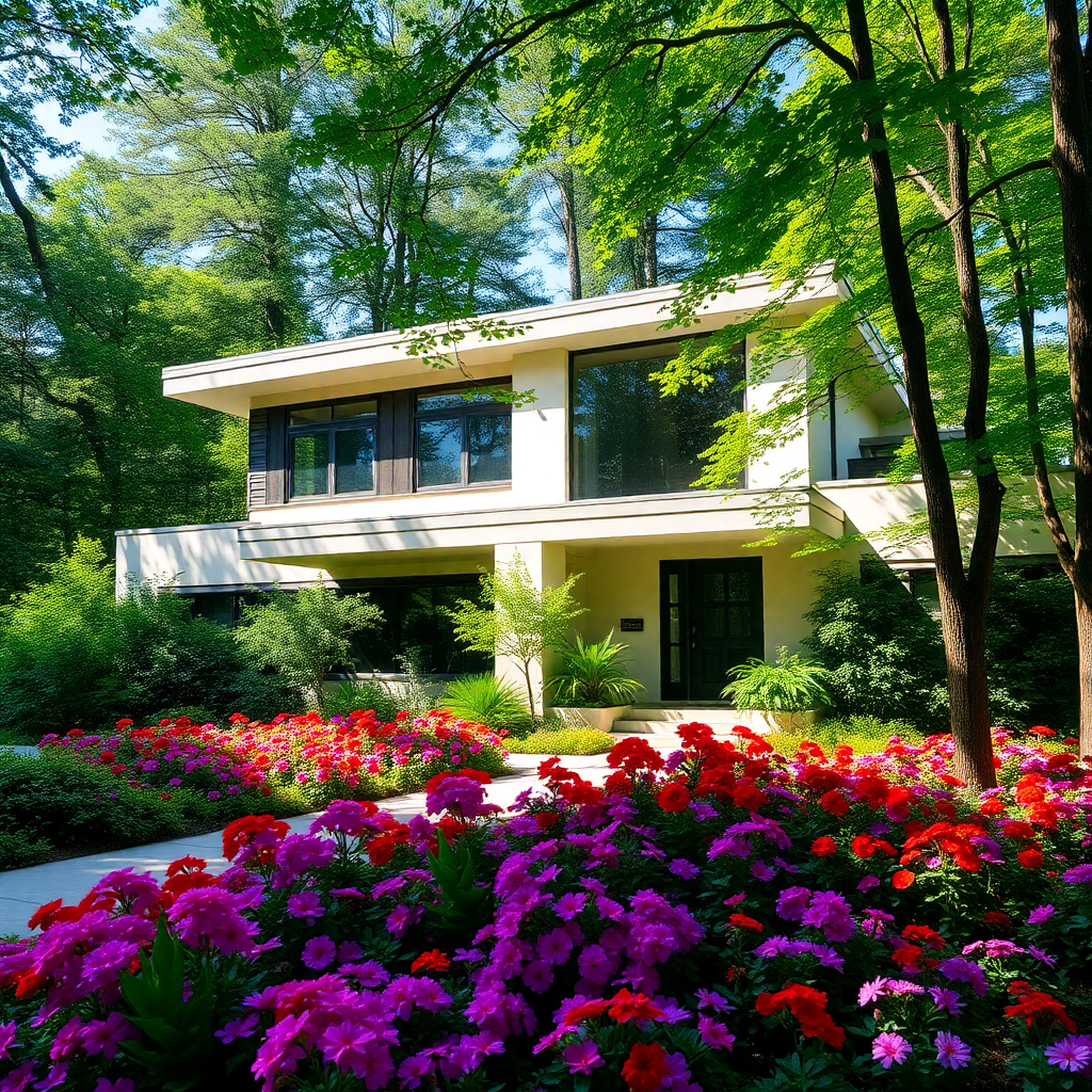 cost-of-a-cottage-in-ontario-beautiful-modern-affordable-prefab-cottage-in-lush-woods-in-Ontario-with-beautiful-scenic-backdrop-Canadian-landscape