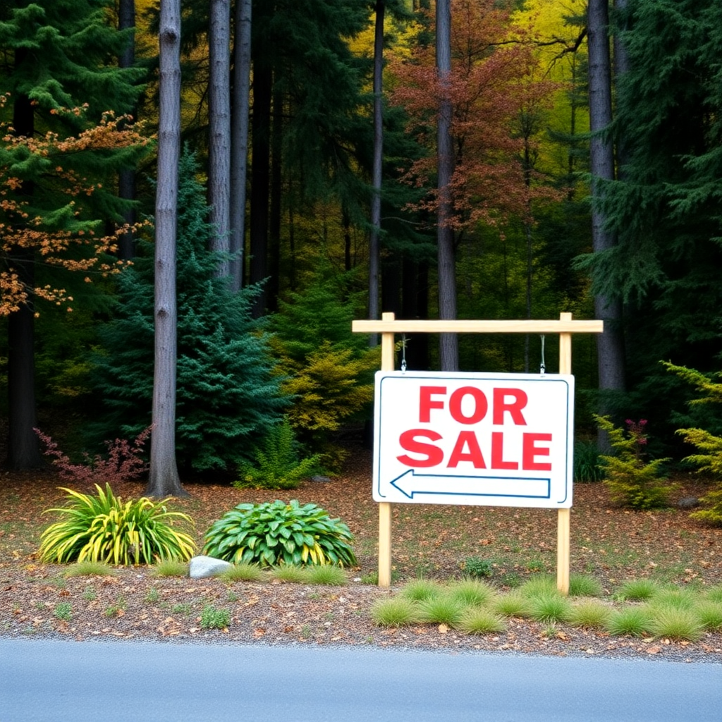 cost-of-a-cottage-in-ontario-for-sale-sign-in-scenic-cottage-country-of-Ontario