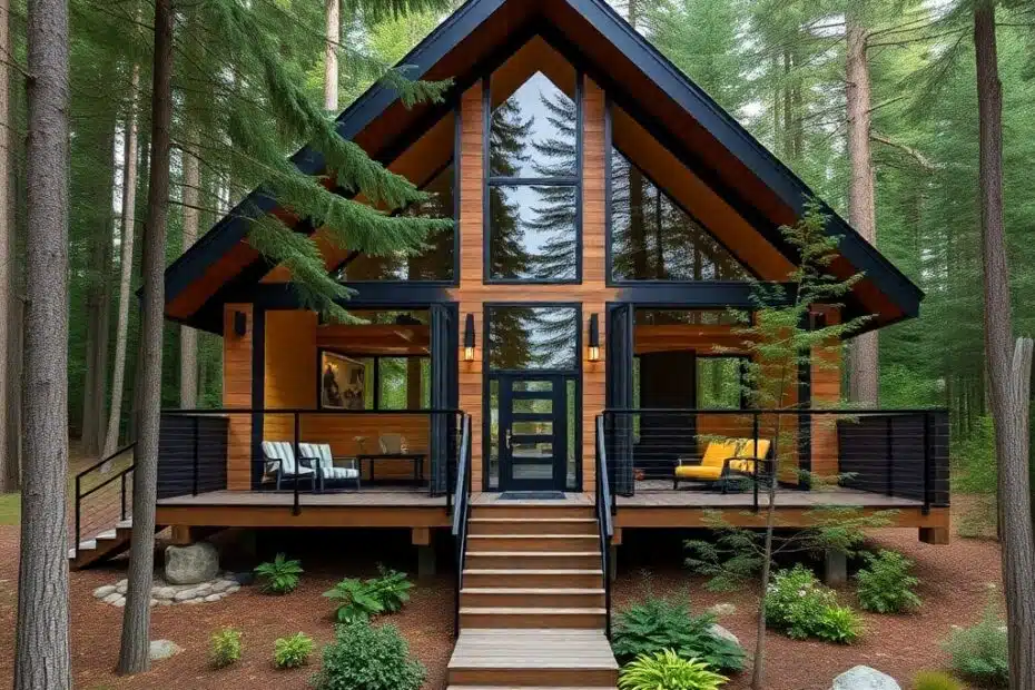 modular-cabins-ontario-Beautiful-Luxury-Modern-Affordable-modular-cabin-Stylish-Exterior-Unique-Design-in-Ontario-Canada