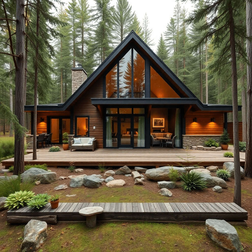 Best-Prefab-Houses-Ontario-Beautiful-Stylish-Affordable-Prefab-Home-Rustic-Design-Example-in-Ontario