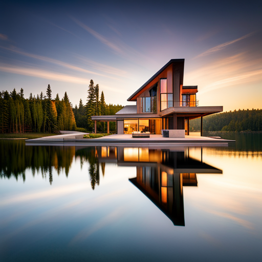 Family-Sized-Prefab-Homes-Ontario-Modern-Exterior-Design-on-Lakefront-Property