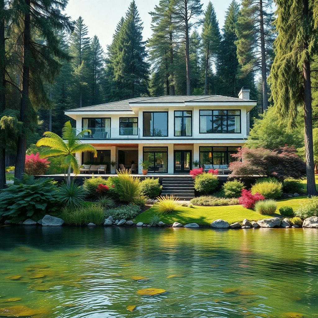 How-Long-Do-Prefab-Homes-Take-To-Build-Beautiful-Stylish-Modern-Prefab-Home-Exterior-Design-on-waterfront-Example-in-Ontario-Canada