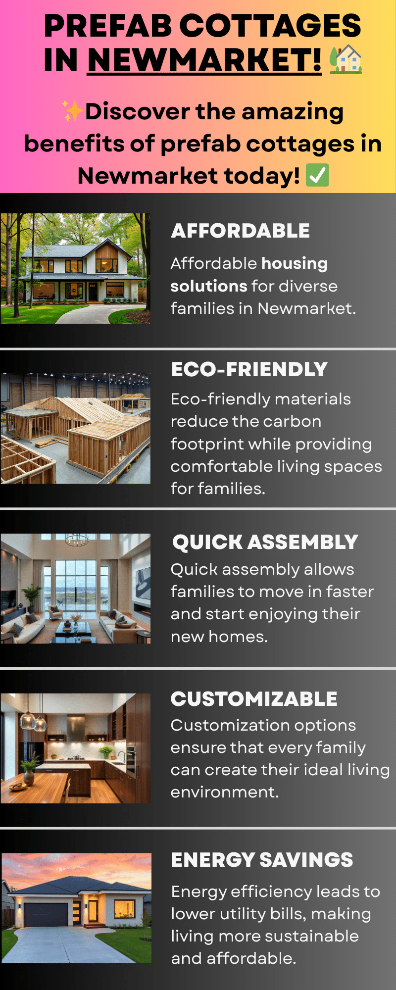 Infographic-Prefab-Cottages-Newmarket-Benefits