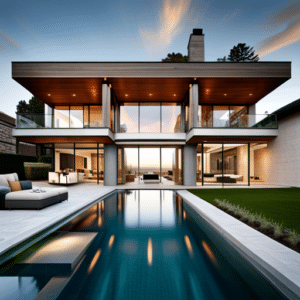 Prefab-Cottages-Parry-Sound-Beautiful-Luxurious-Modern-Prefab-Cottage-Home-Exterior-Design-Example