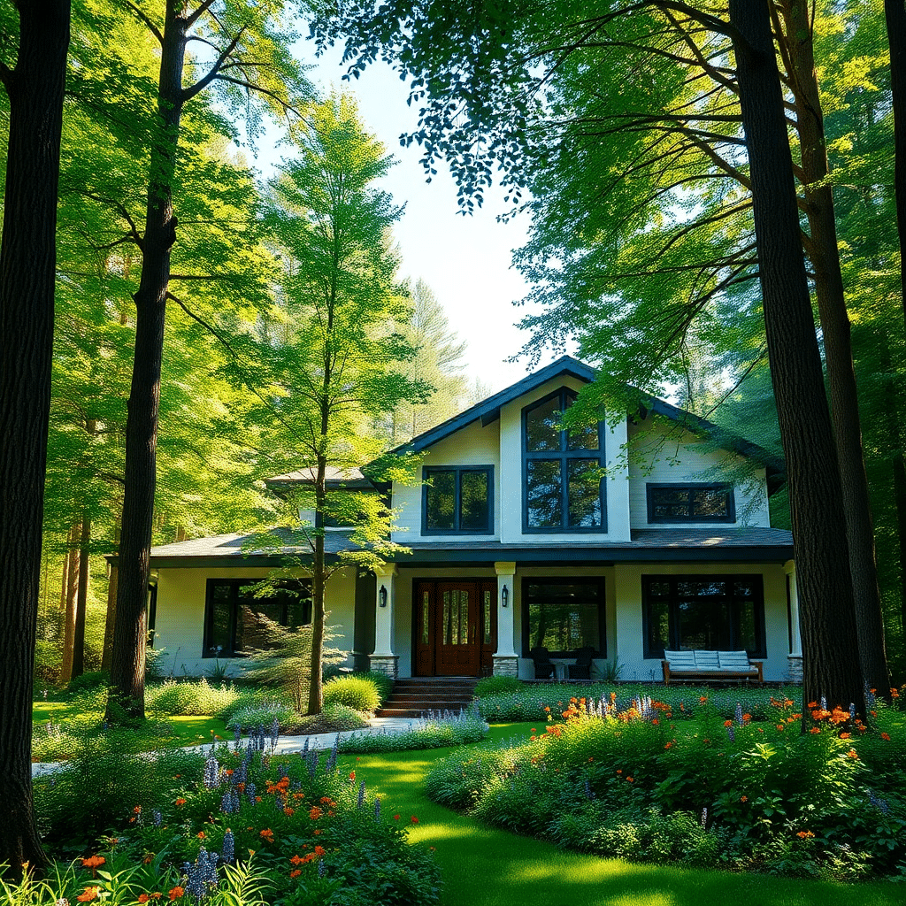Small-Prefab-Cottages-Muskoka-Beautiful-Luxury-Modern-Affordable-Prefab-Cottage-Exterior-Small-Home-Stylish-Design-Example-in-Muskoka-Ontario-Canada