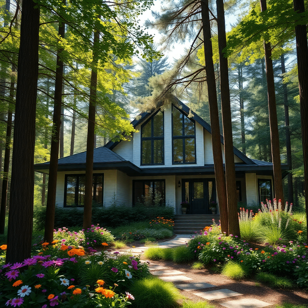 Small-Prefab-Cottages-Muskoka-Beautiful-Modern-Prefab-Cottage-Exterior-Small-Home-Stylish-Design-Example-in-Muskoka-Ontario-Canada
