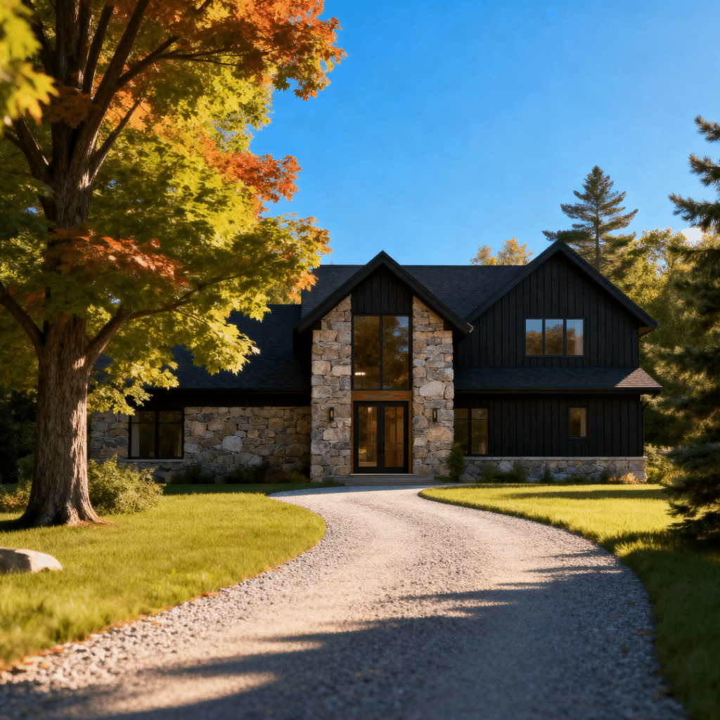 Cottage builder Ottawa showcasing a custom cottage exterior designed for year-round living in Eastern Ontario