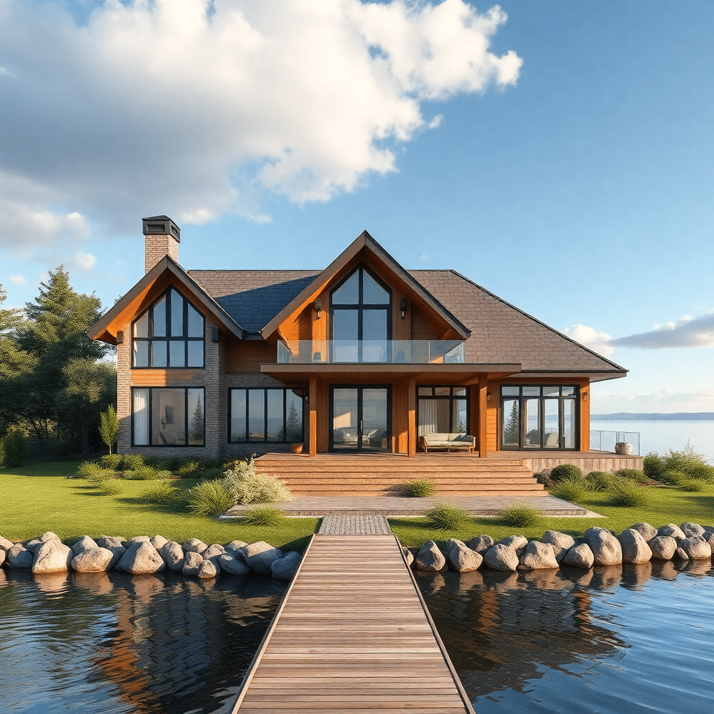 prefab-cottages-Haliburton-Beautiful-Luxury-Modern-Affordable-Prefab-Cottage-rustic-Exterior-Home-Design-Example-in-Haliburton-Ontario-Canada