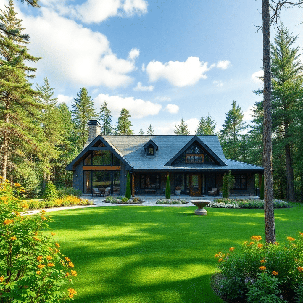 prefab-cottages-Haliburton-Beautiful-Modern-Affordable-Prefab-Cottage-rustic-Exterior-Home-Design-Example-in-Haliburton-Ontario-Canada