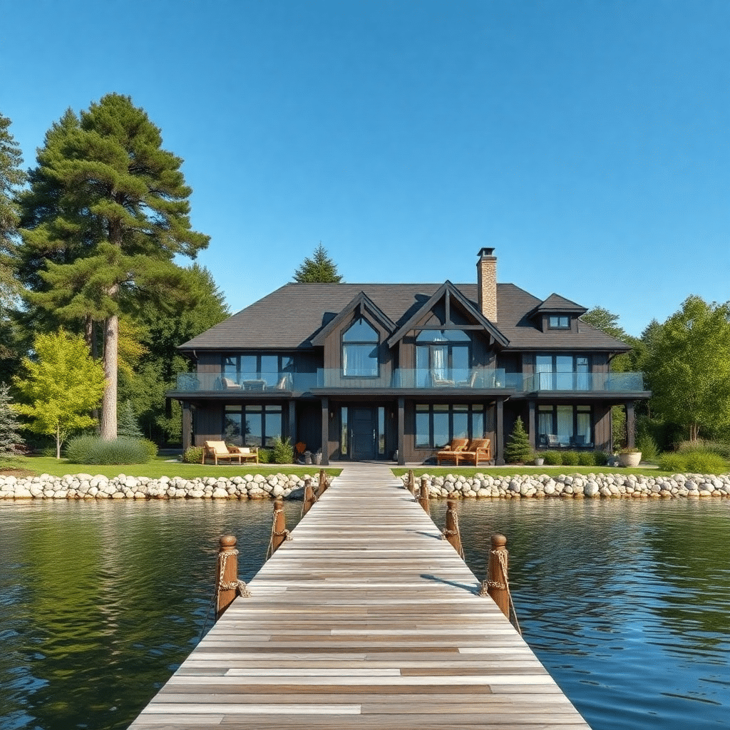 prefab-cottages-Haliburton-Beautiful-Modern-Affordable-Prefab-Cottage-stylish-Exterior-Home-Design-Example-in-Haliburton-Ontario-Canada