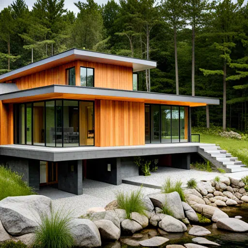 prefab-cottages-Midland-Beautiful-Modern-Affordable-Prefab-Cottage-Exterior-Design-in-Ontario-Example