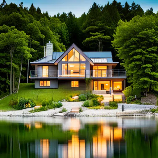 prefab-cottages-Midland-Beautiful-Modern-Prefab-Cottage-Exterior-Design-in-Ontario-Example