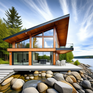 prefab-cottages-Oshawa-Beautiful-Modern-Affordable-Prefab-Cottage-Stylish-Rustic-Exterior-Design-in-Ontario-Example