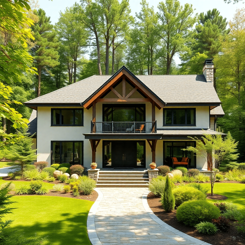 prefab-cottages-Parry-Sound-Beautiful-Modern-Prefab-Cottage-stylish-Exterior-Home-Design-Example-in-Parry-Sound-Ontario-Canada