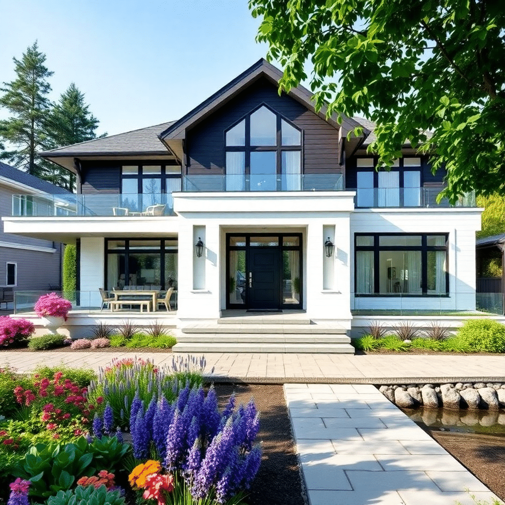 prefab-cottages-Wasaga-Beach-Beautiful-Modern-Affordable-Prefab-Cottage-Home-Stylish-Exterior-Design-Example-in-Wasaga-Beach-Ontario-Canada