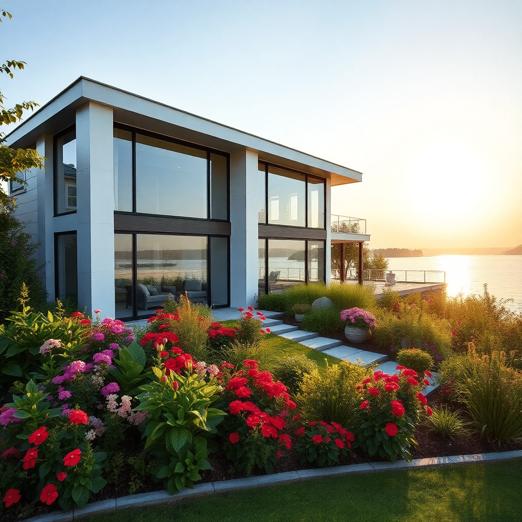 prefab-cottages-Wasaga-Beach-Beautiful-Modern-Prefab-Cottage-Home-Stylish-Exterior-Design-Example-in-Wasaga-Beach-Ontario-Canada