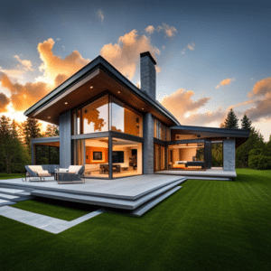 Small-Prefab-Cottages-Bowmanville-Beautiful-Luxurious-Modern-Prefab-Cottage-Home-Exterior-Unique-Designs-Example