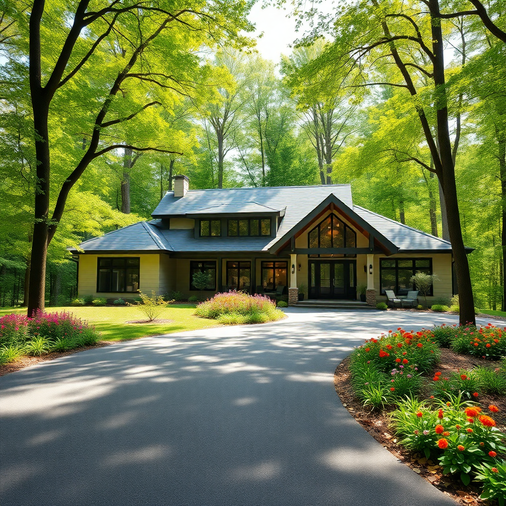 prefab-homes-Huntsville-beautiful-affordable-prefab-Home-stylish-exterior-design-example-in-Huntsville-Ontario-Canada