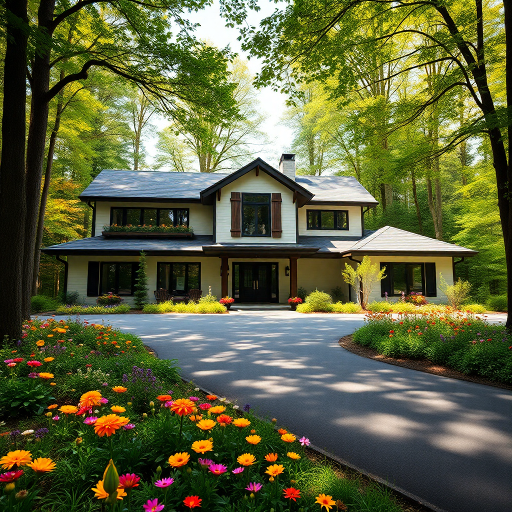prefab-homes-Huntsville-beautiful-modern-affordable-prefab-Home-stylish-exterior-design-example-in-Huntsville-Ontario-Canada