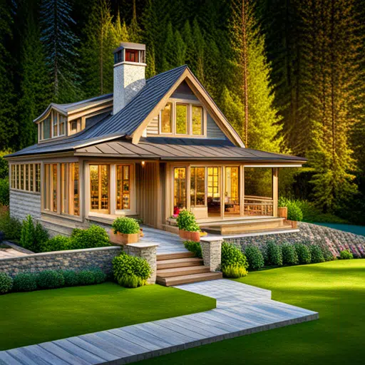 Best-Custom-Cottage-Builders-Ontario-Small-Prefab-Cottage-Home-Exterior-Custom-Designs-Example