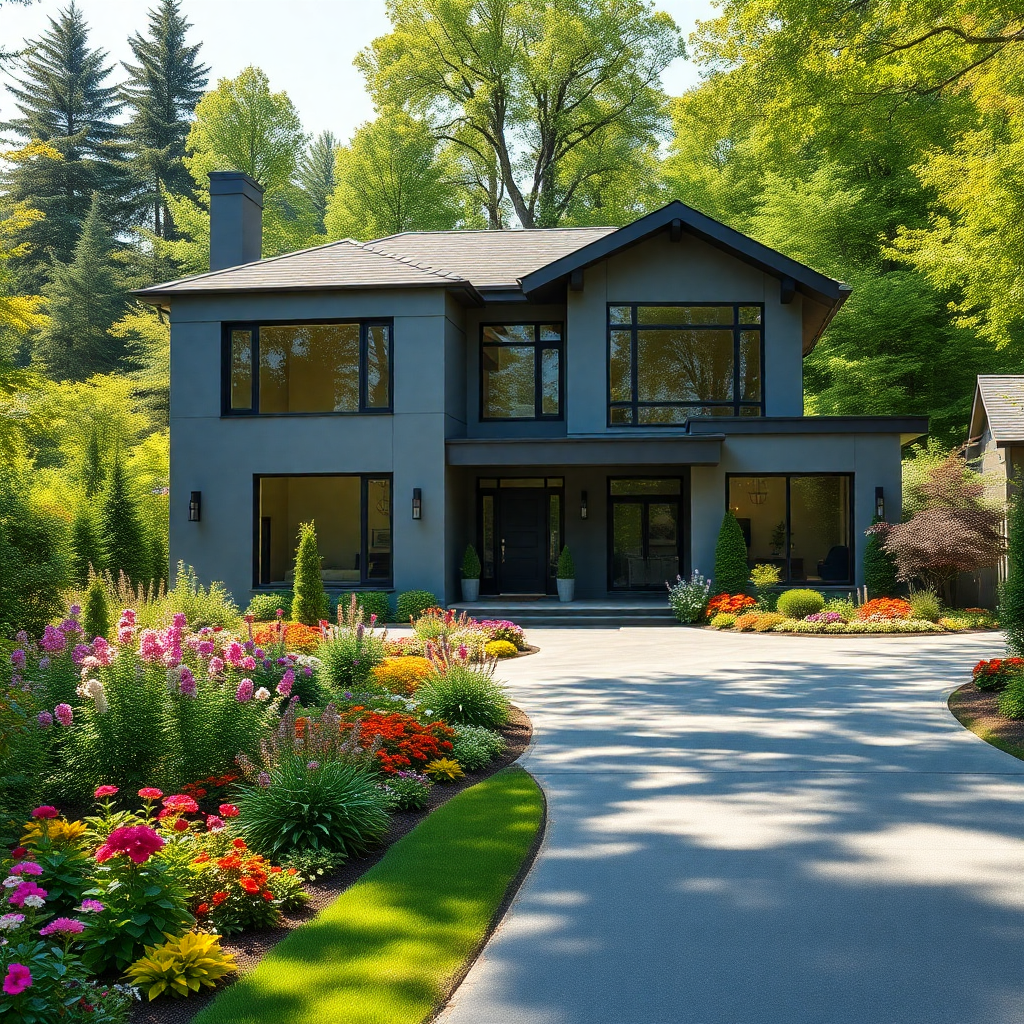 prefab-cottages-Caledon-Beautiful-Modern-Prefab-Cottage-Home-Stylish-Sleek-Exterior-Design-Example-in-Caledon-Ontario-Canada