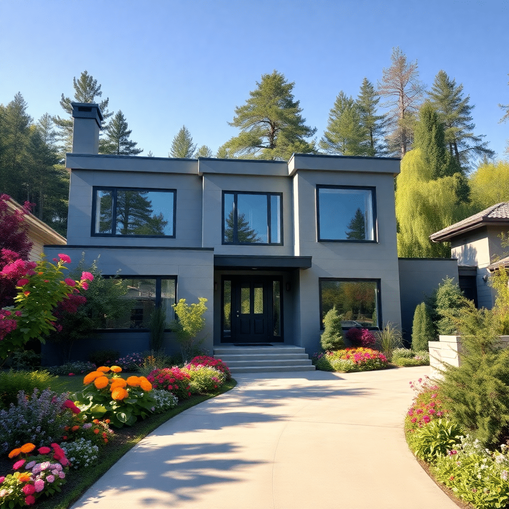 prefab-cottages-Mississauga-Beautiful-Modern-Prefab-Cottage-Home-Stylish-Exterior-Design-Example-in-Mississauga-Ontario-Canada