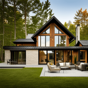 prefab-cottages-mississauga-Beautiful-Affordable-Prefab-Cottage-Design-Rustic-Style-Exterior-in-Ontario-Example