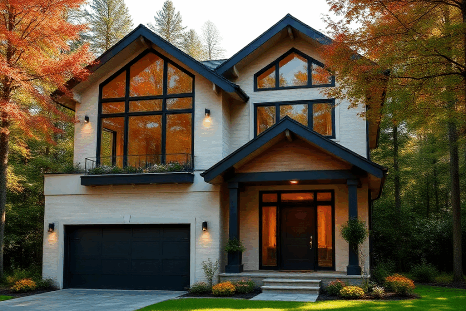 prefab-homes-Bowmanville-Beautiful-Luxury-Modern-Affordable-prefab-Home-Stylish-Exterior-Unique-Design-in-Bowmanville-Ontario-Canada