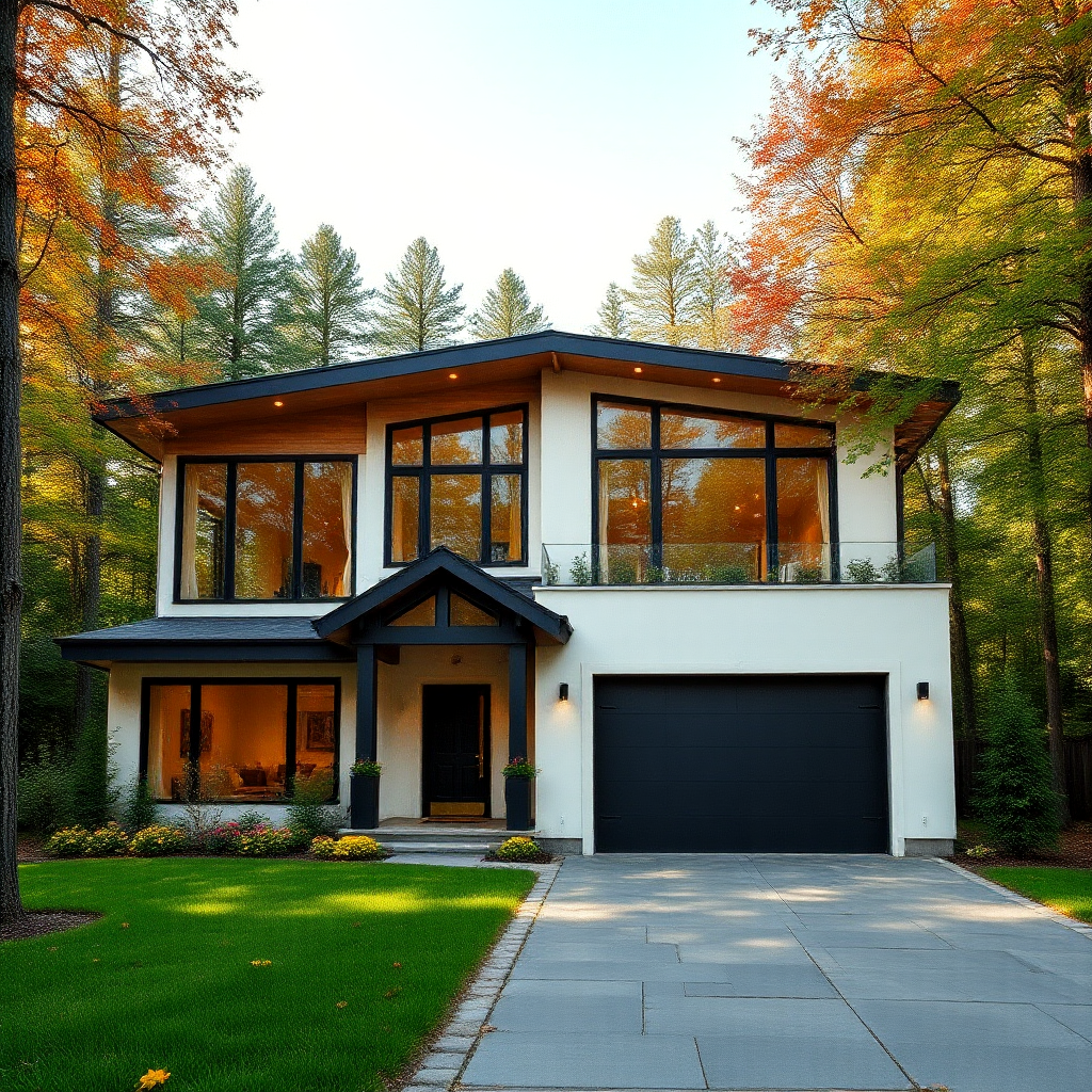 prefab-homes-Bowmanville-Beautiful-Modern-Affordable-prefab-Home-Stylish-Exterior-Unique-Design-Example-in-Bowmanville-Ontario-Canada