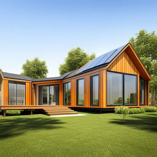 Energy-Saving-Solutions-for-Prefab-Homes-in-Ontario-Reviews-Prefab-Homes-Ontario-Exterior-With-Solar-Panels-Design