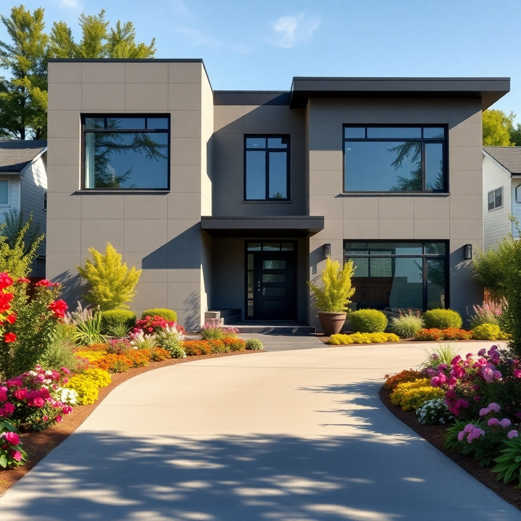 Prefab-Homes-North-York-Beautiful-Modern-Prefab-Home-Exterior-Stylish-Design-Example-in-North-York-Ontario-Canada
