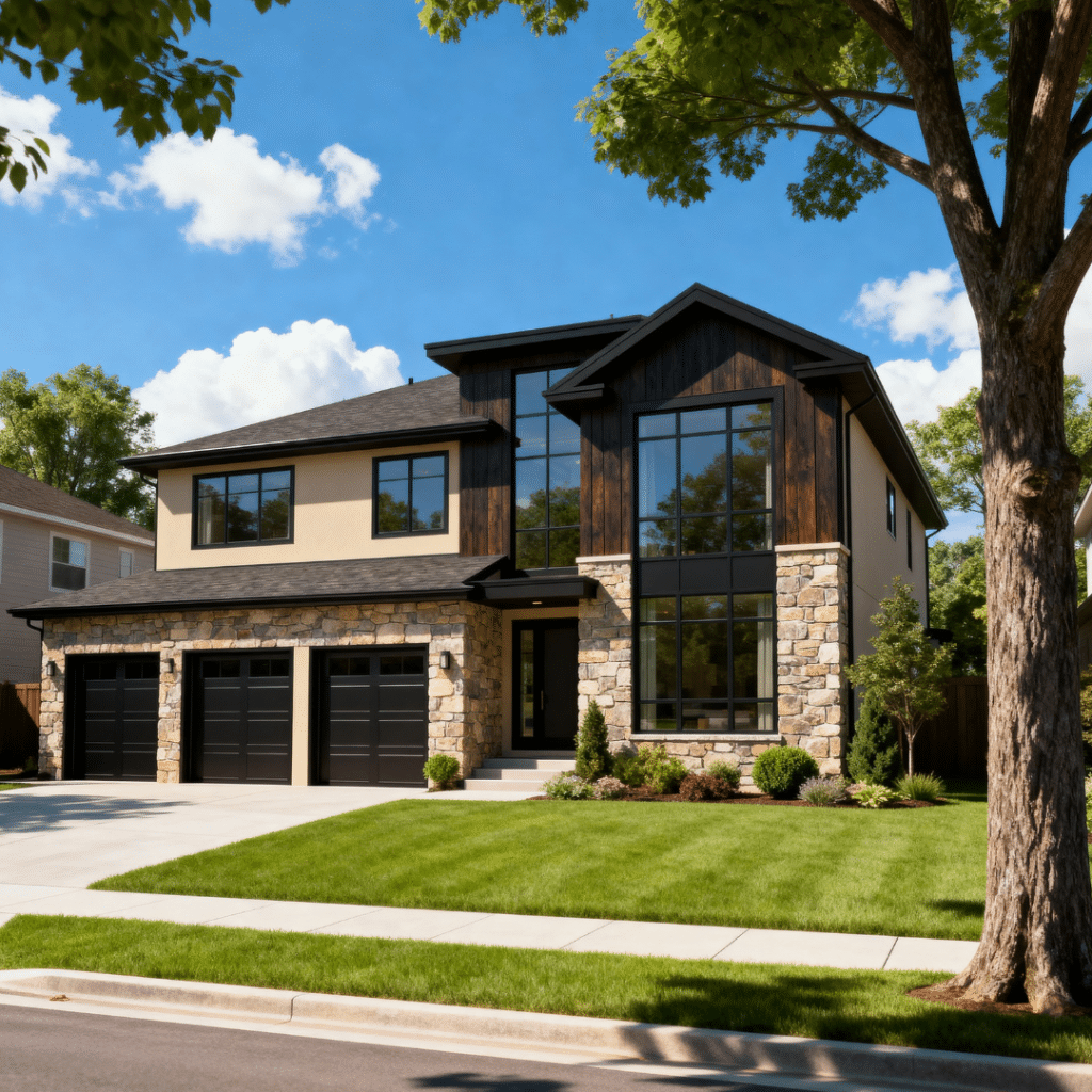 A luxury prefab home built by My Own Cottage in Scugog, Ontario, showcasing modern architectural design, energy-efficient windows, and sustainable materials that reflect the best qualities of prefab homes in the region.
