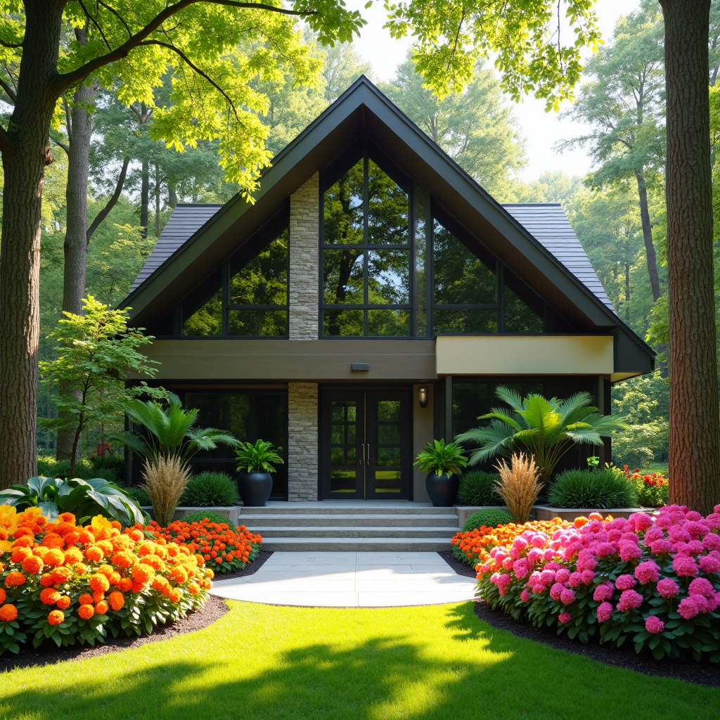 prefab-homes-muskoka-Beautiful-Modern-Affordable-Prefab-Home-Stylish-Exterior-Unique-Design-in-Forest-of-Muskoka-Ontario-Canada