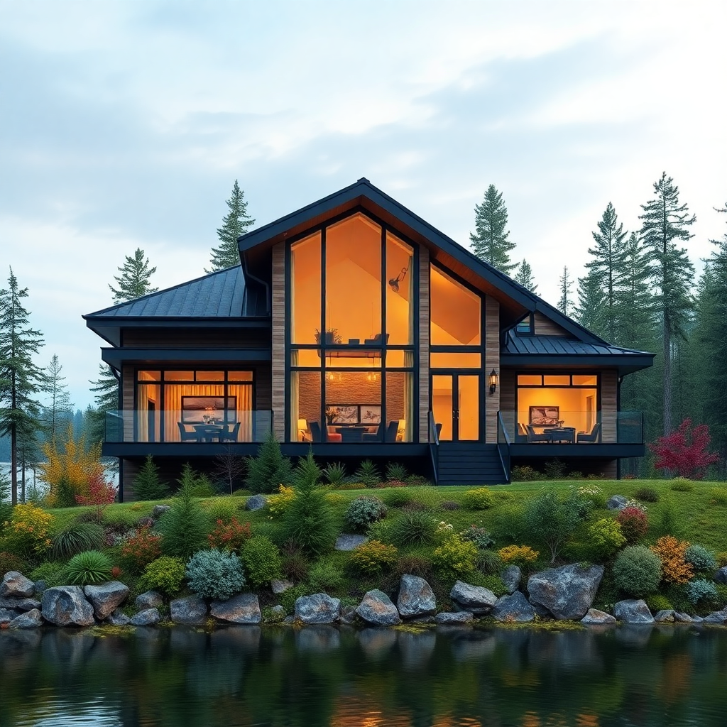 prefab-homes-muskoka-Beautiful-Modern-Affordable-Prefab-Home-Stylish-Exterior-Unique-Design-in-Muskoka-Ontario-Canada