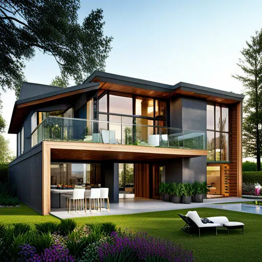 Best-Cottage-Builders-Georgina-Beautiful-Luxury-Modern-Affordable-Prefab-Cottage-Home-Exterior-Unique-Design-Example