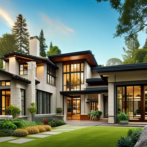 Luxury-Cottage-Builders-Georgina-Beautiful-Luxury-Modern-Affordable-Prefab-Cottage-Home-Exterior-Unique-Design-Example