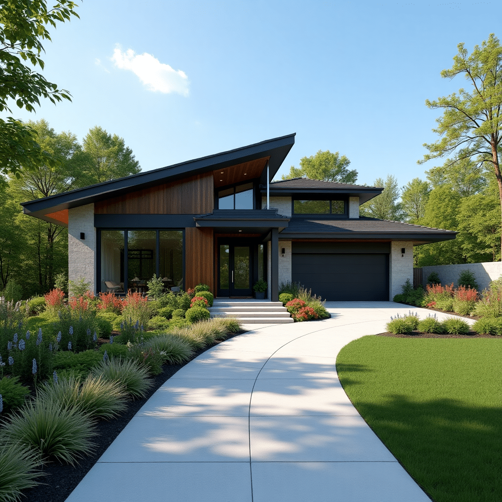 High-quality 1,600 sq. ft. prefab home in London, Ontario, built by My Own Cottage Inc., featuring modern design, triple-pane windows, CSA A277 certification, and EnerGuide 83 rating for 28% lower heating costs compared to typical site-built homes.