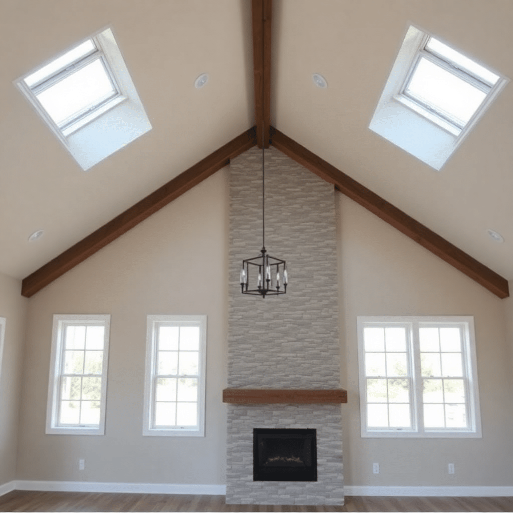 Prefab-Homes-and-Cottages-Design-Vaulted-Ceilings-Interior-Image