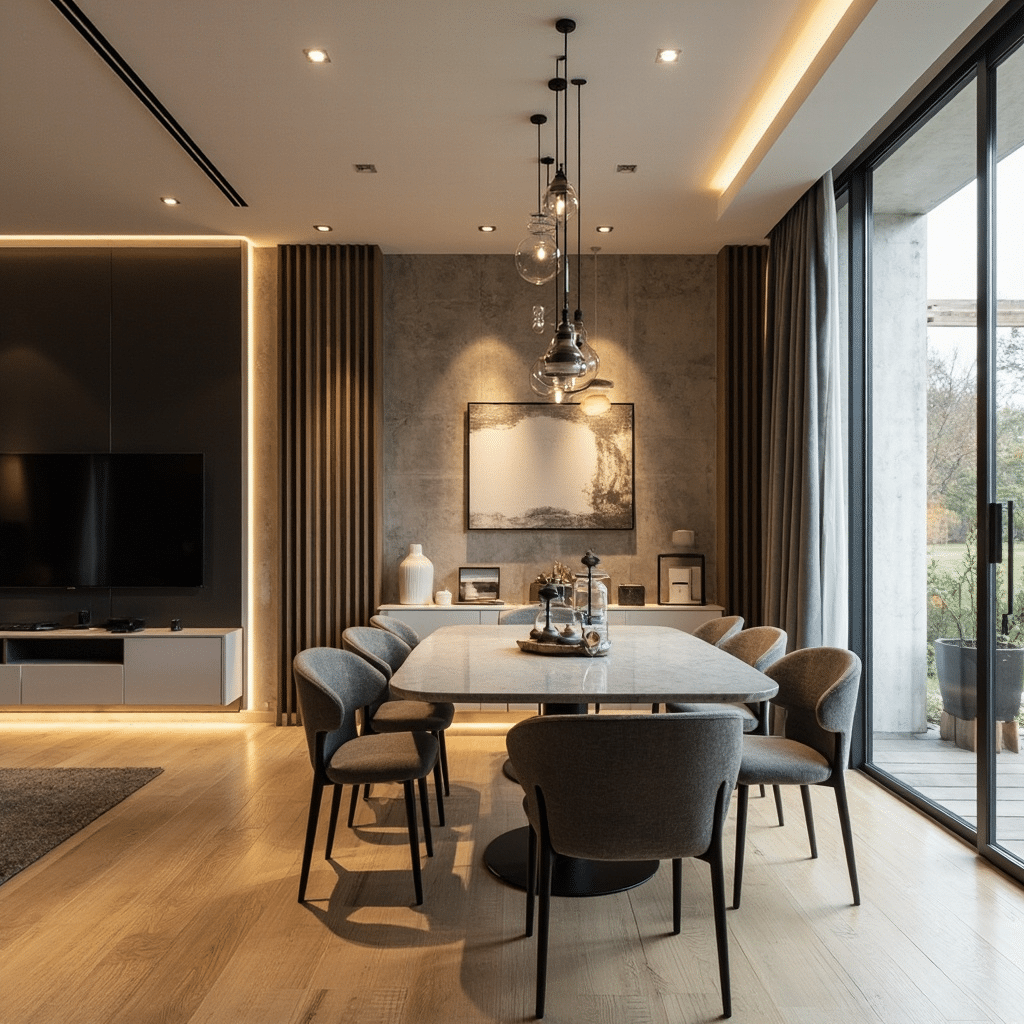 Beautiful small prefab home interior in London with sleek modern finishes, open-plan layout, and affordable design—maximizing comfort and style in a compact space.