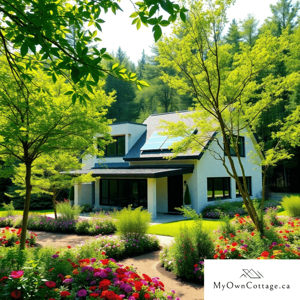 Eco-friendly small prefab home in Ontario with modern design, cost-effectiveness, customizable features, and sustainable building benefits.