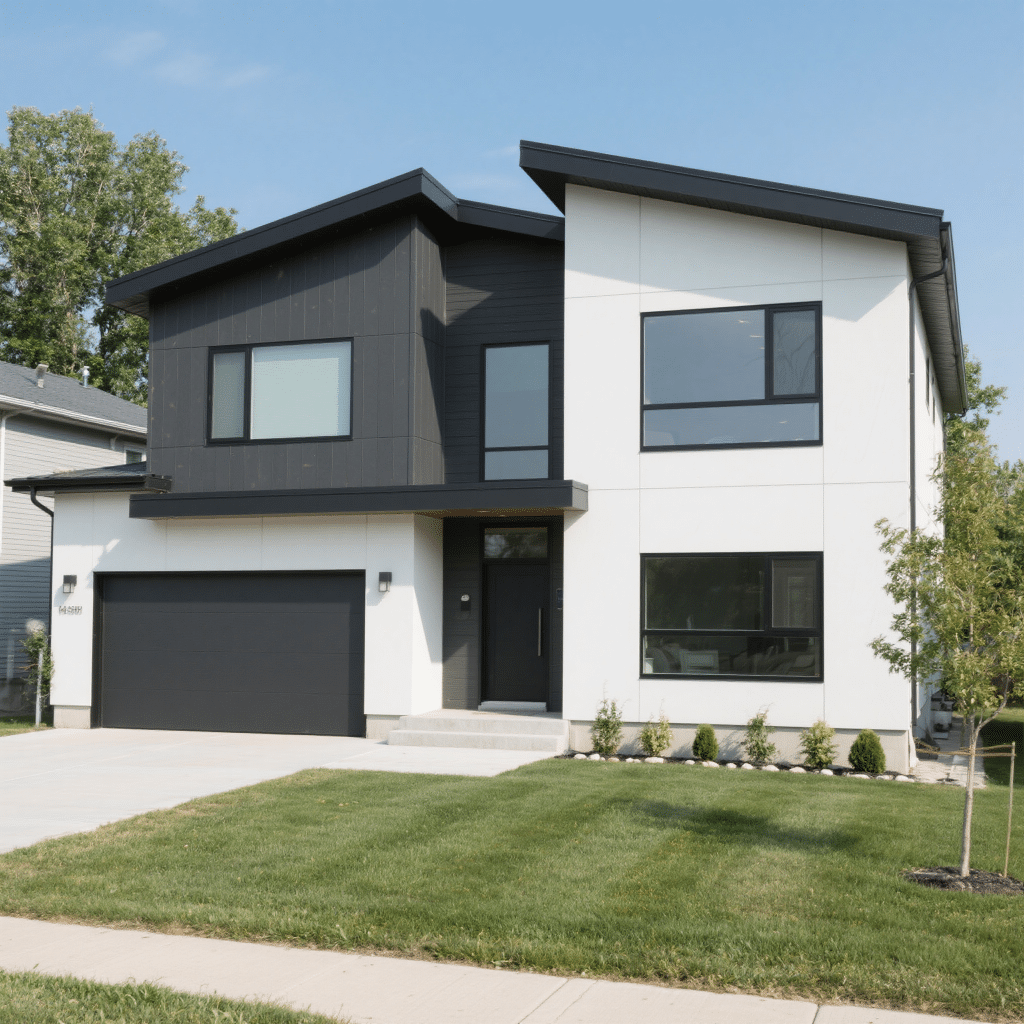 Modern modular prefab home in Chatham with panelized construction, featuring upgraded windows and contemporary design