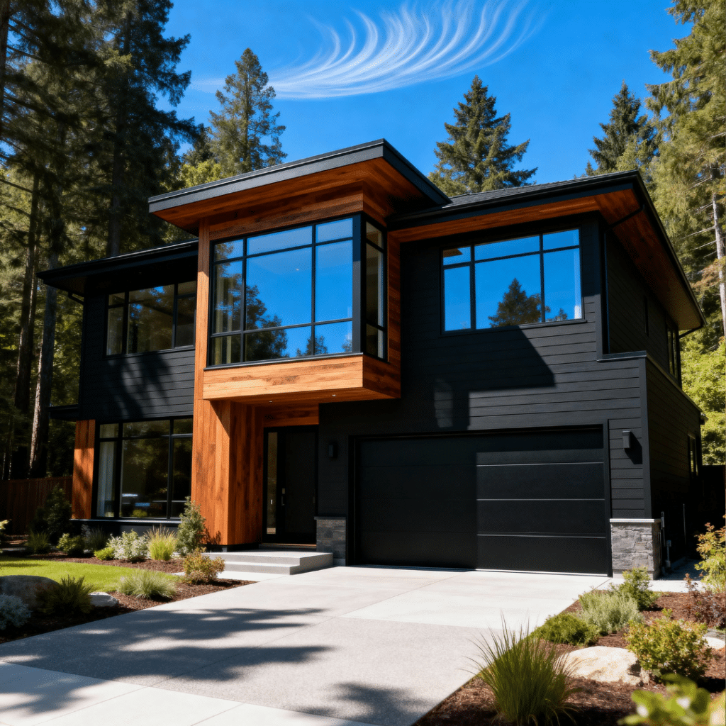 modern prefab homes Canada price list showing a larger modular home used to explain average cost per square foot