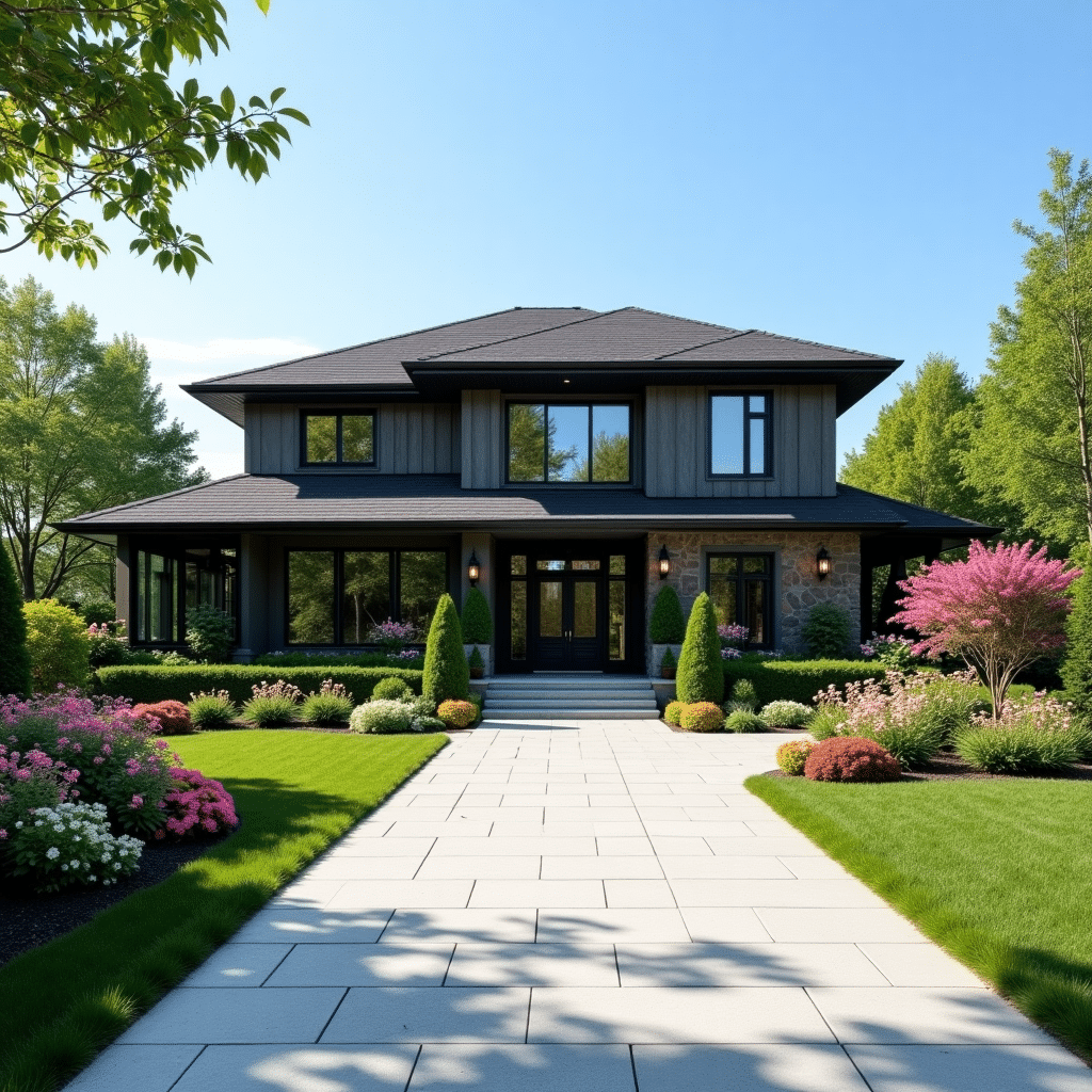 Luxury prefab home in Hamilton featuring elegant design and high-end exterior finishes