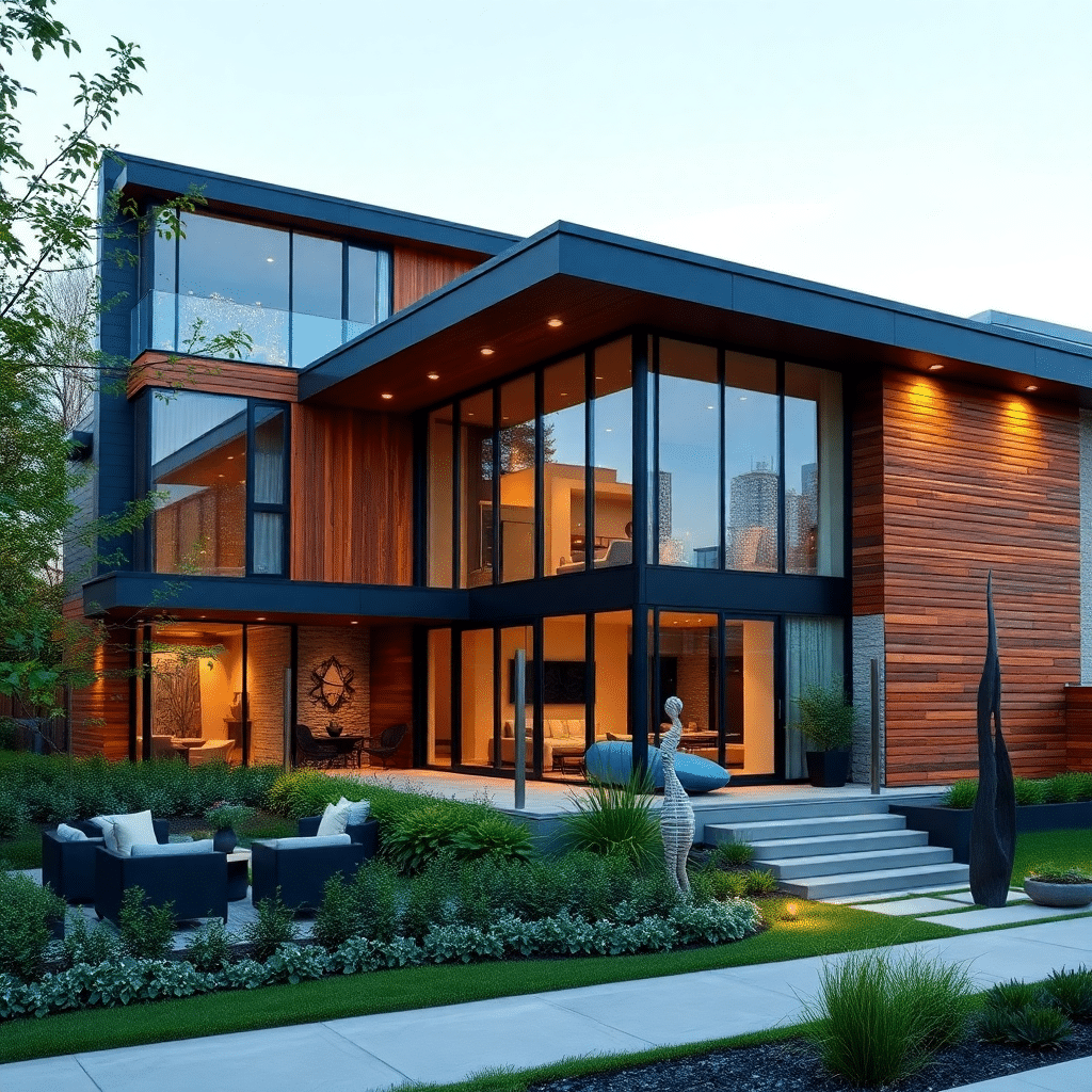 prefab-homes-toronto-for-sale-Beautiful-Modern-Prefab-Home-Stylish-Exterior-Unique-Design-in-Toronto-Ontario-Canada