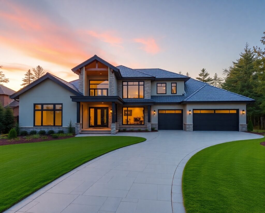 Luxury modern prefab home in Windsor with a sleek and affordable exterior design — showcasing high-end modular construction by My Own Cottage